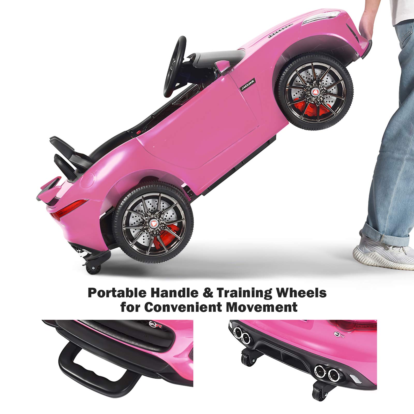 Foto 4 pulgar | Ride On Car Jaguar F-type Svr 12 V Con Licencia Costzon Para Niños - Venta Internacional.