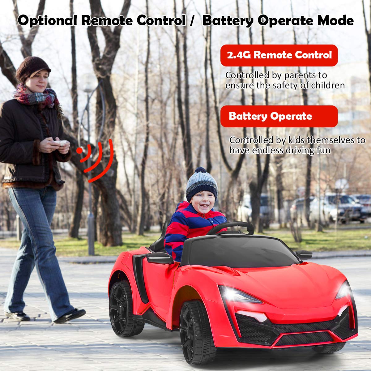 Foto 2 | Batería Ride On Car Costzon De 12 V Con Control Manual Y Remoto - Venta Internacional.