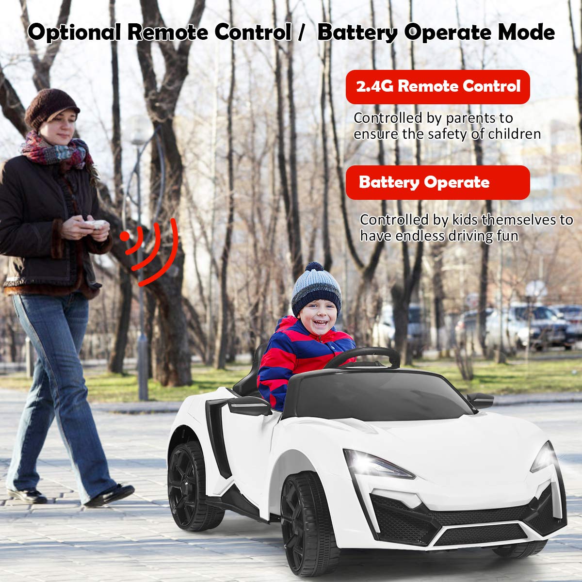 Foto 2 | Batería Ride On Car Costzon De 12 V Con Control Manual Y Remoto - Venta Internacional.