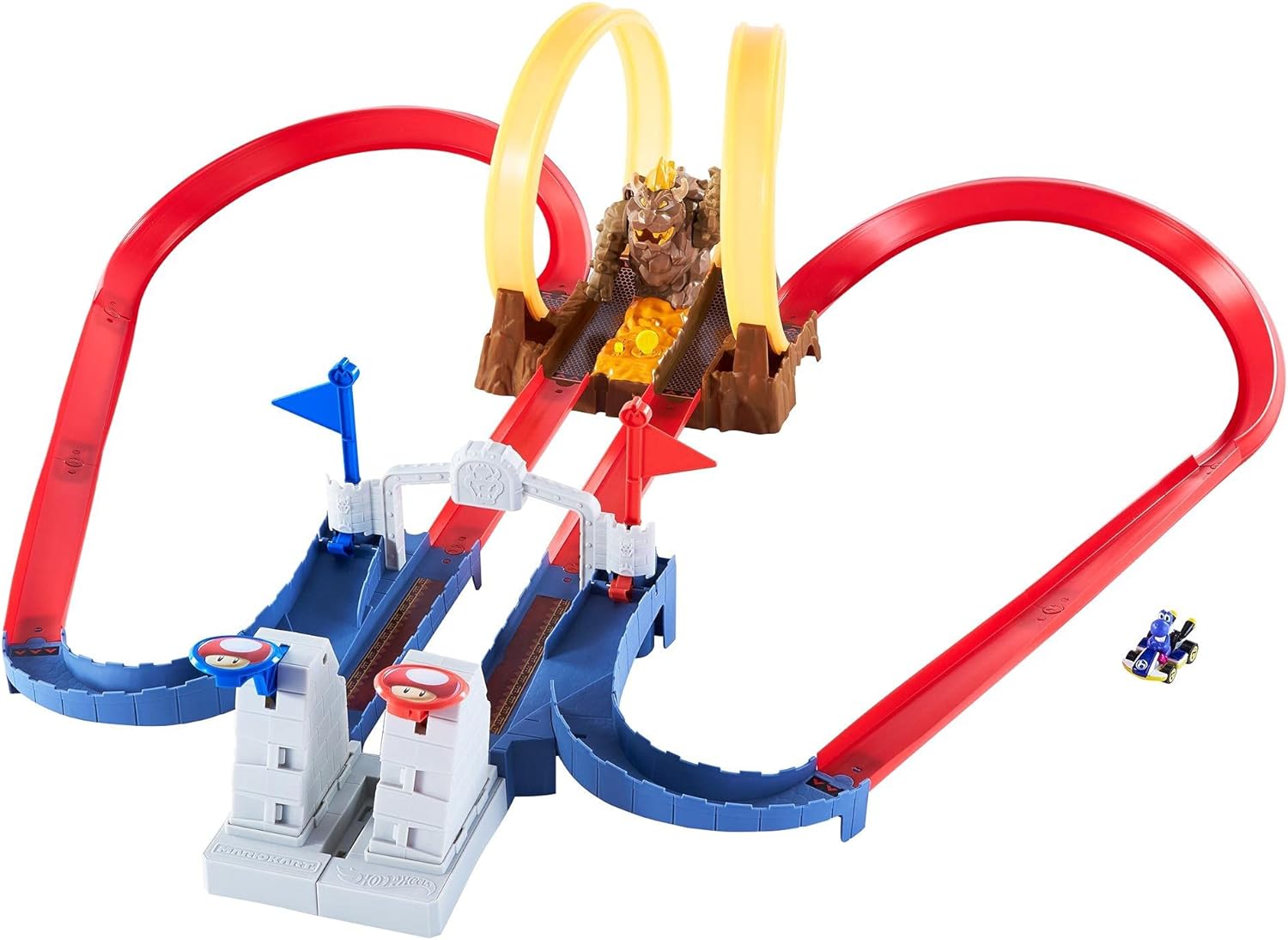 Foto 2 | Pista De Juguete Hot Wheels Mario Kart Castillo De Bowser Gnm22 Mattel