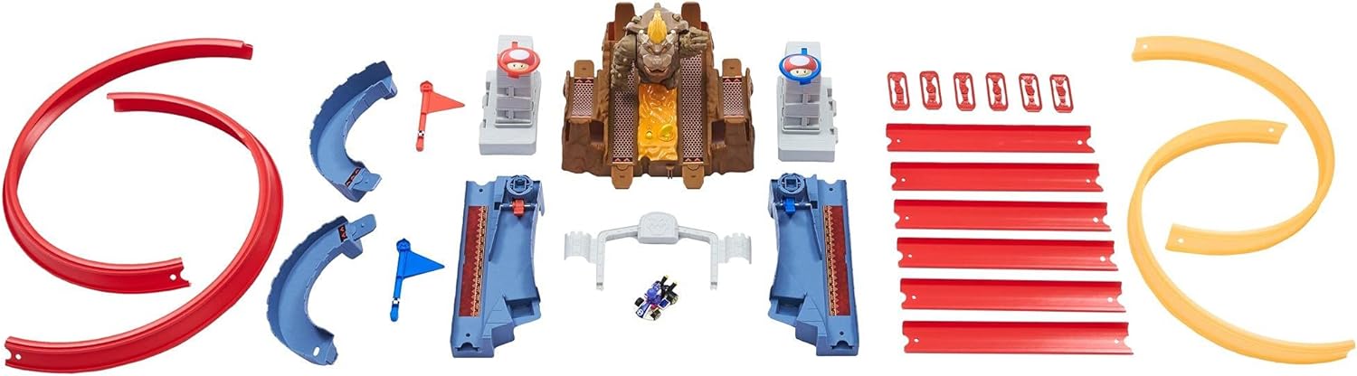 Foto 5 pulgar | Pista De Juguete Hot Wheels Mario Kart Castillo De Bowser Gnm22 Mattel