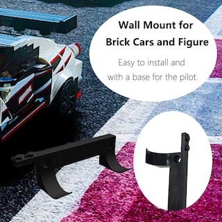 Foto 4 | Soporte De Pared Para Lego Speed Champions Sets Teyouyi, 24 Unidades, Negro - Venta Internacional.