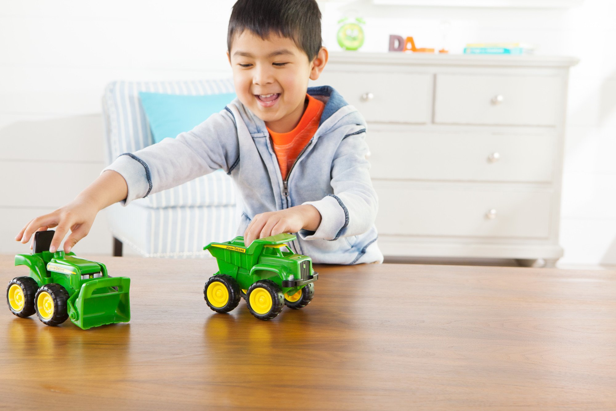 Foto 5 pulgar | Juguete Para Camión Volquete Y Tractor John Deere De Sandbox Toys - Venta Internacional.