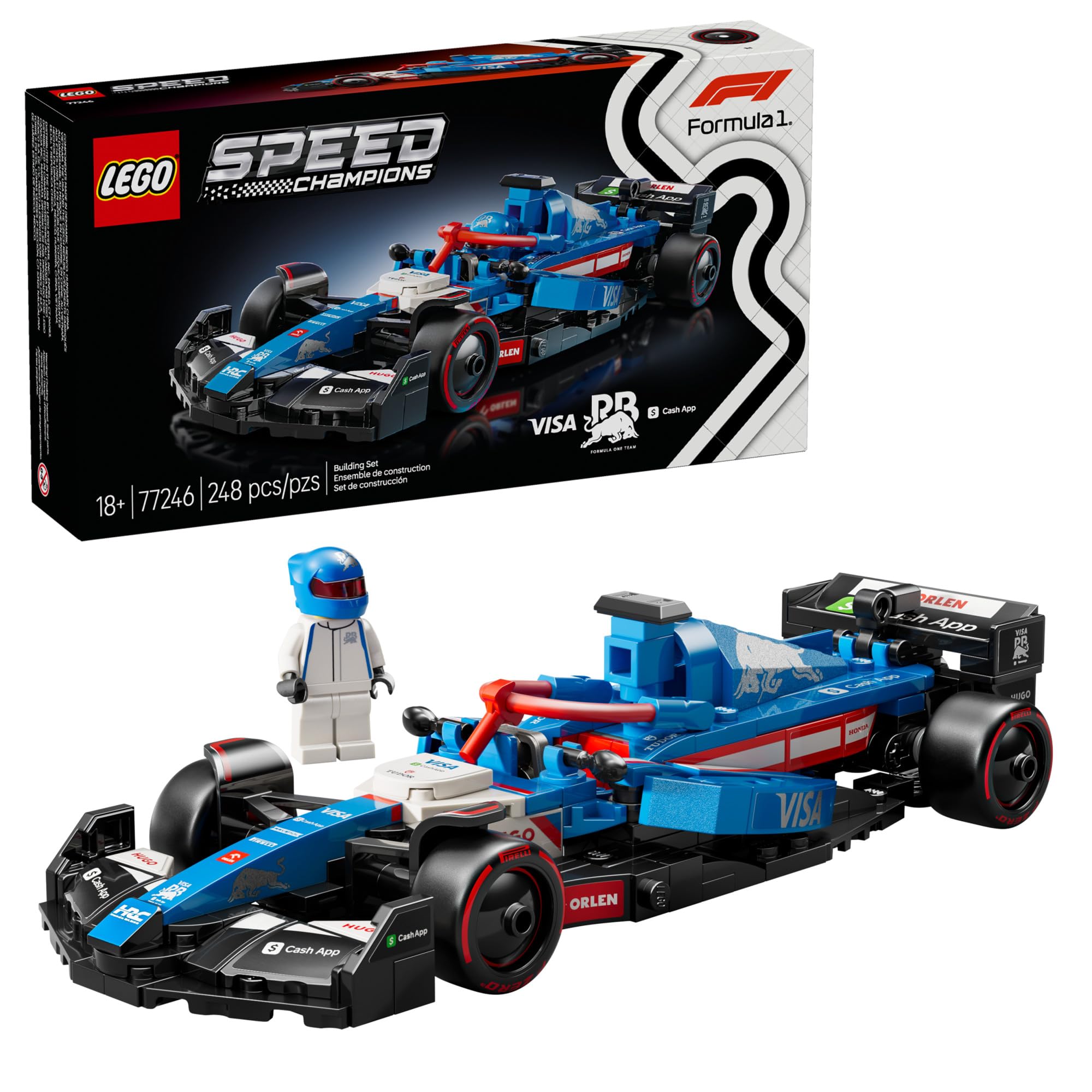 Set De Construcción Lego Speed Champions Visa Cash App Rb Vcarb 01 F1 Race Car 77246 - Venta Internacional.