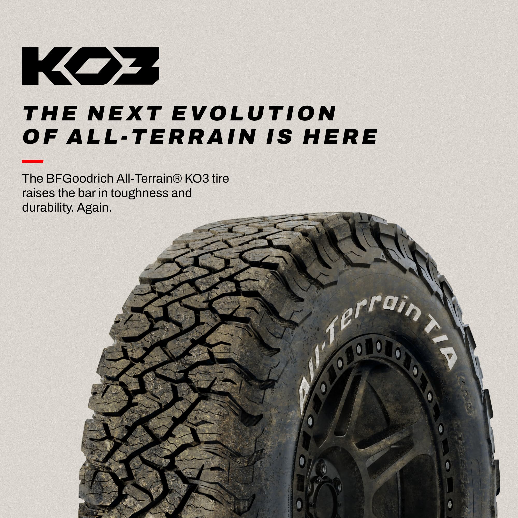 Foto 3 pulgar | Neumático De Coche Bfgoodrich All-terrain T/a Ko3 Lt275/65r18/e 123/120s - Venta Internacional.