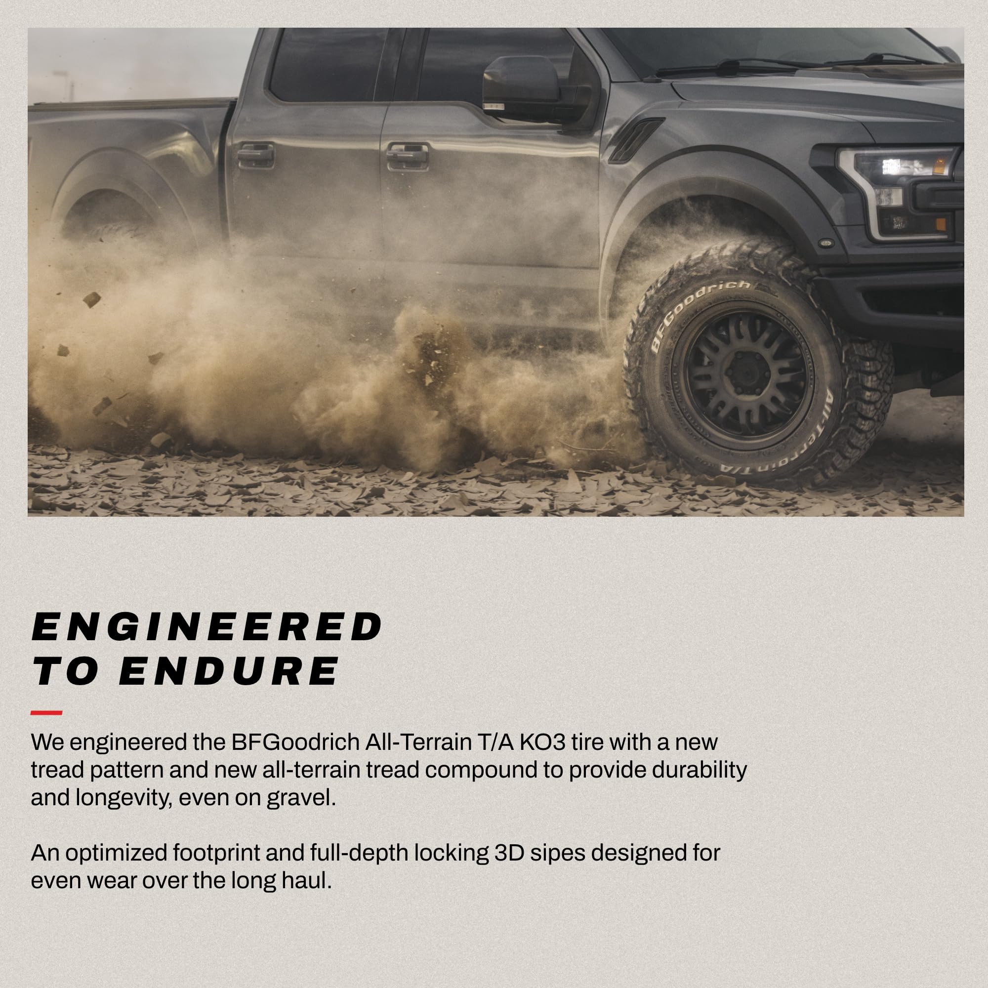 Foto 4 pulgar | Neumático De Coche Bfgoodrich All-terrain T/a Ko3 Lt275/65r18/e 123/120s - Venta Internacional.