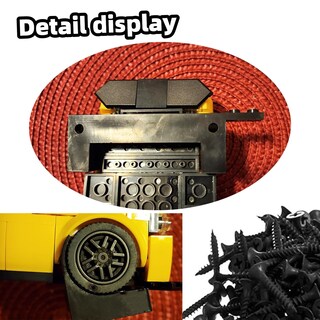 Foto 5 | Soporte De Pared Para Lego Speed Champions Teyouyi Negro (6 Unidades) - Venta Internacional.