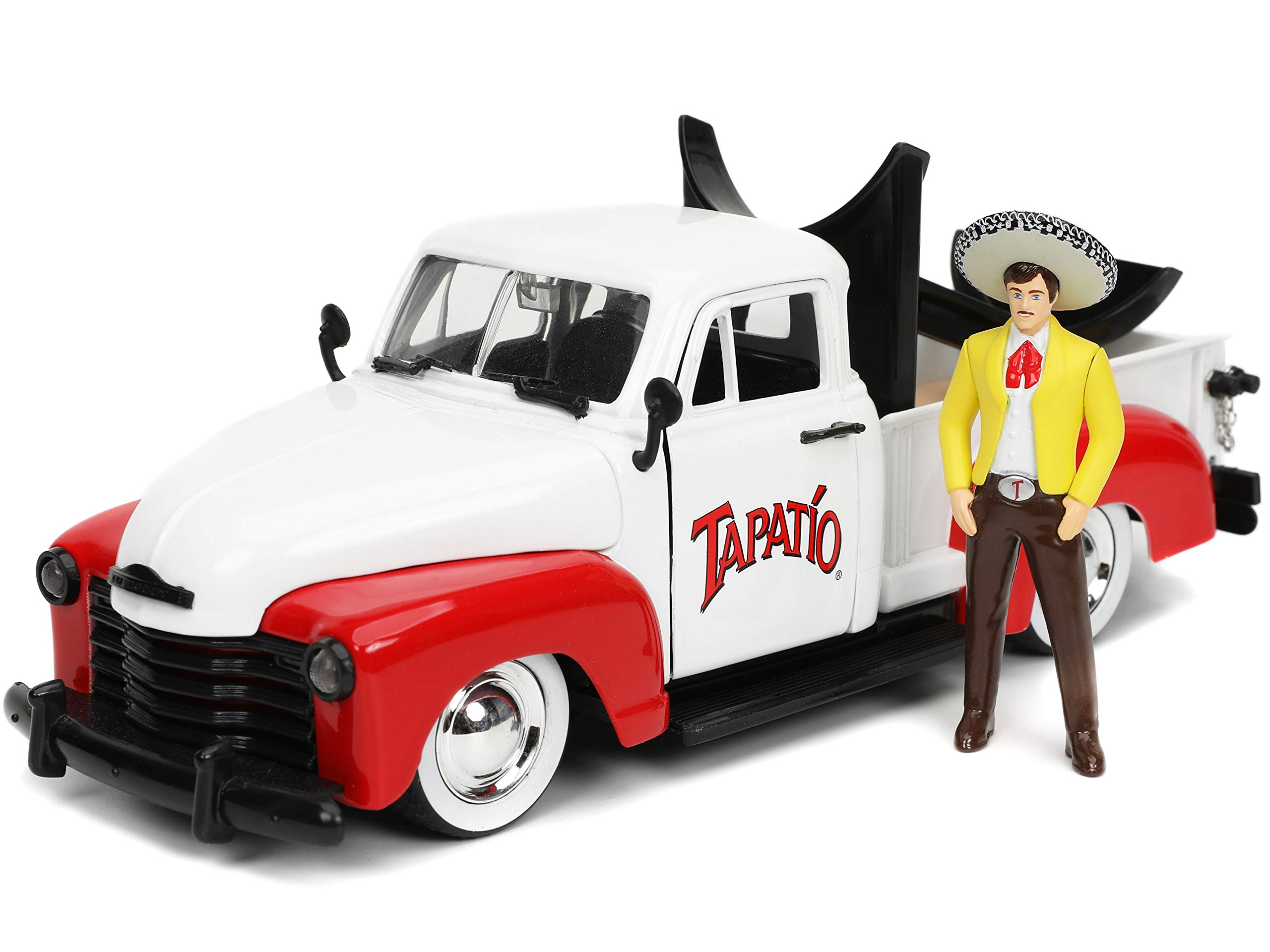Foto 3 pulgar | Coche Fundido A Presión Jada 1:24 Chevy 1953 Pickup Con Soporte Tapatio Rojo - Venta Internacional.