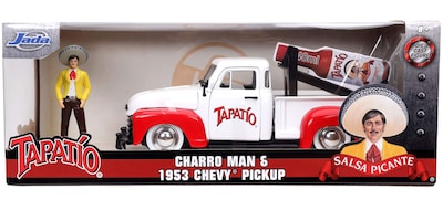 Foto 6 | Coche Fundido A Presión Jada 1:24 Chevy 1953 Pickup Con Soporte Tapatio Rojo - Venta Internacional.