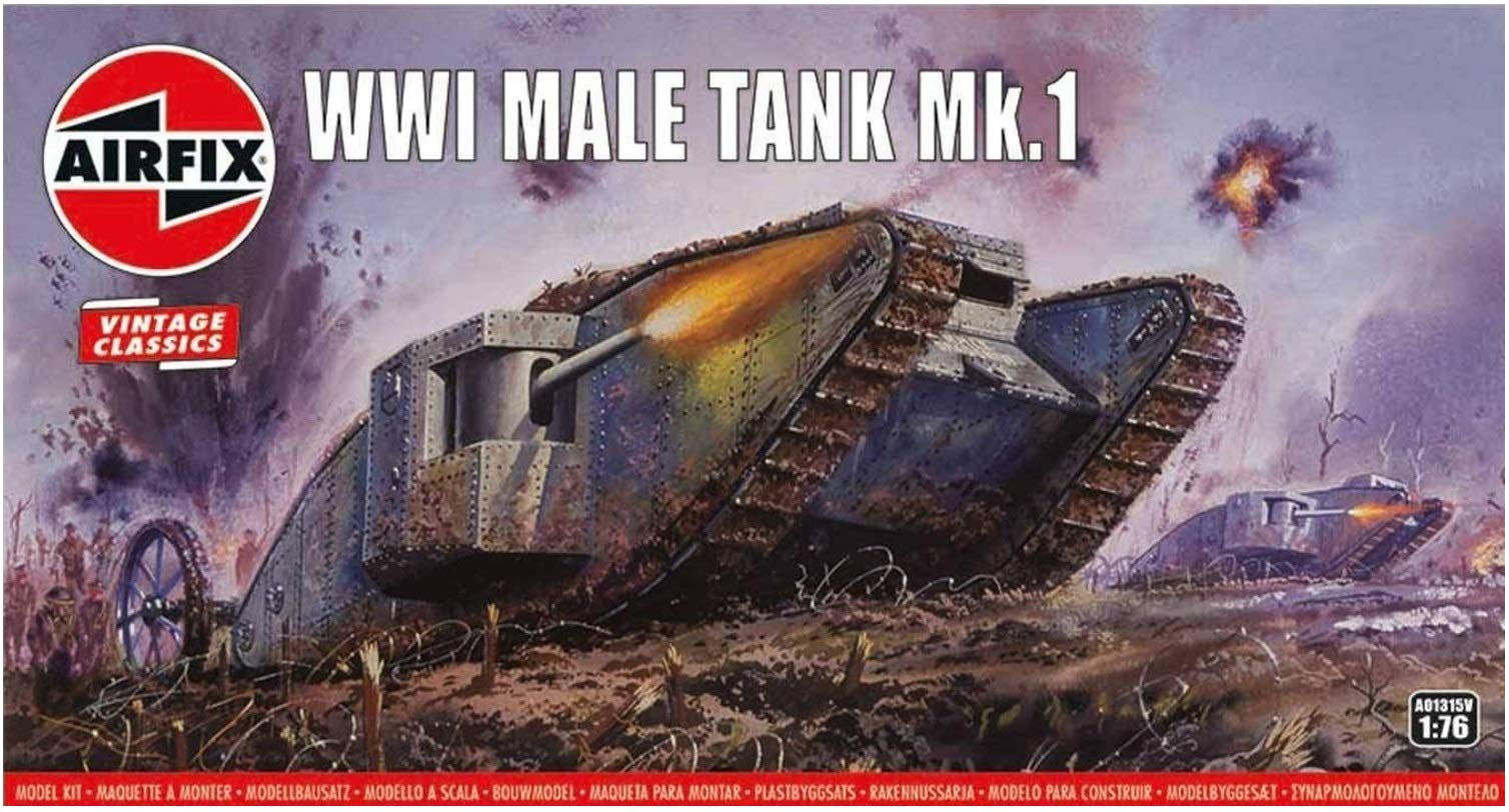 Foto 2 pulgar | Kit De Maquetas Airfix Wwi Mk I Mk I 1:76 Vintage Classics - Venta Internacional.