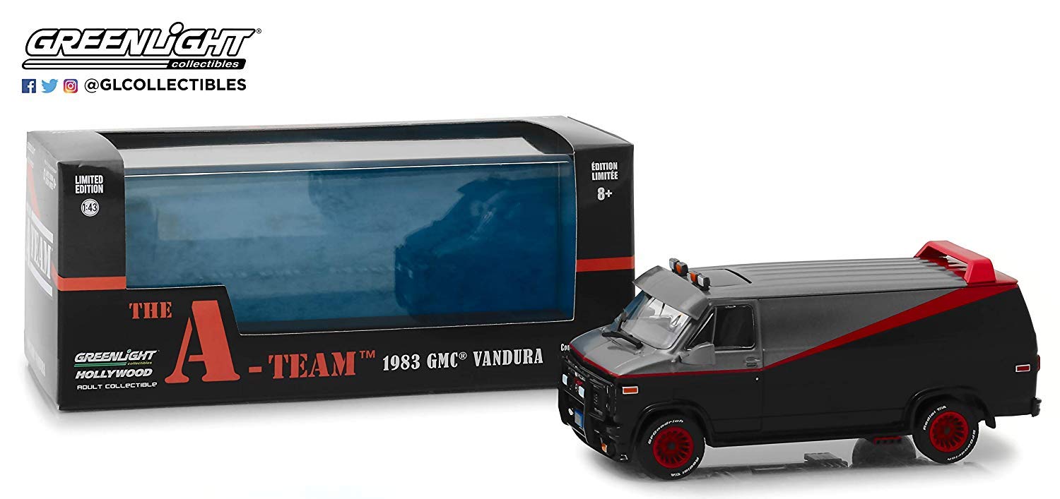 Foto 7 pulgar | Coche Fundido Greenlight Collectibles 1:43 The A-team 1983gmc Vandura - Venta Internacional.