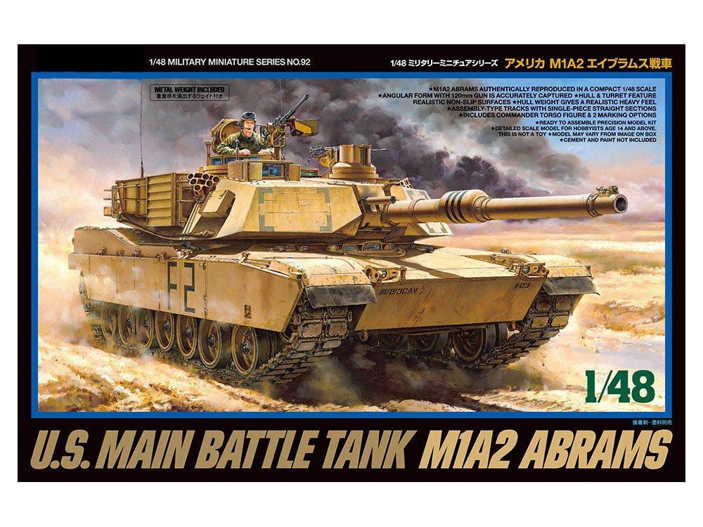 Foto 8 pulgar | Kit De Maquetas De Plástico Tamiya 32592 1/48 M1a2 Abrams Con Marcado - Venta Internacional.