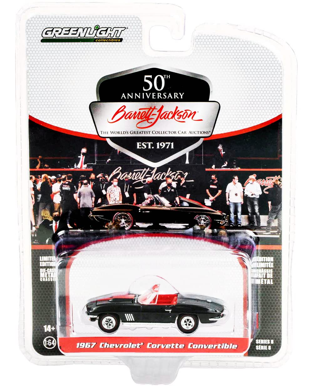 Foto 3 pulgar | Maquetas De Coches A Presión Greenlight Barrett Jackson Scottsdale, Juego De 6 Unidades, Serie 8 1/64 - Venta Inter