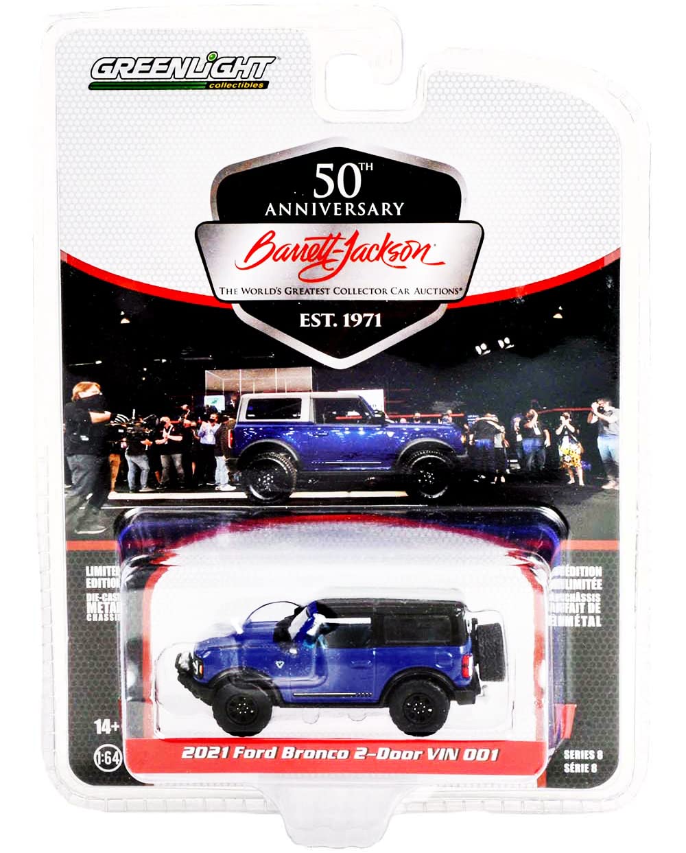 Foto 6 | Maquetas De Coches A Presión Greenlight Barrett Jackson Scottsdale, Juego De 6 Unidades, Serie 8 1/64 - Venta Inter