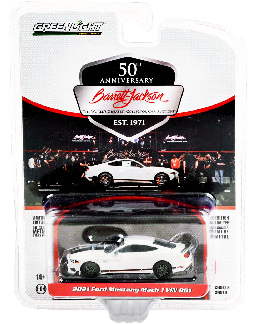 Foto 8 pulgar | Maquetas De Coches A Presión Greenlight Barrett Jackson Scottsdale, Juego De 6 Unidades, Serie 8 1/64 - Venta Inter