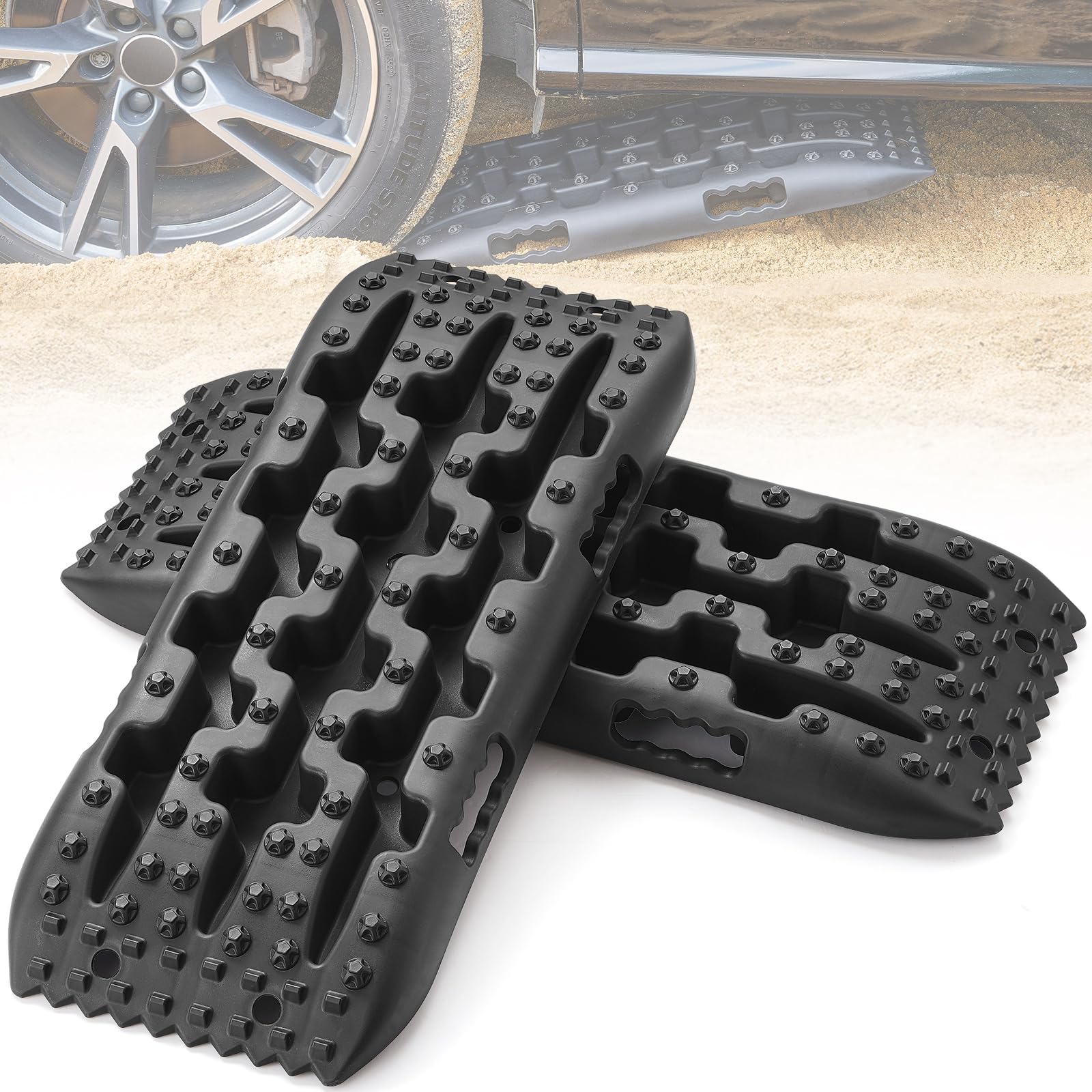 Foto 2 pulgar | Placas De Tracción Vevor De 10 Toneladas Para Vehículos Todo Terreno Con Bolsa De Almacenamiento - Venta Internacional.