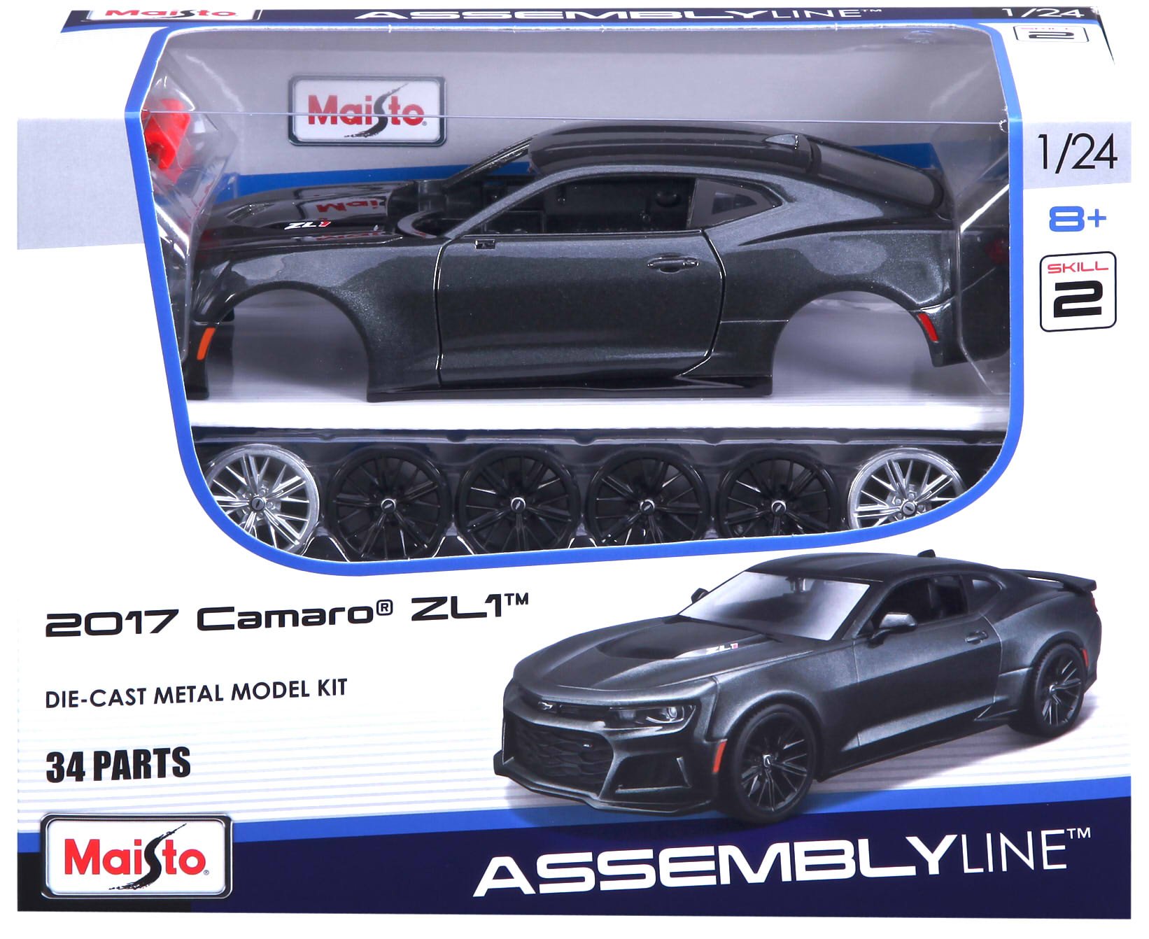 Foto 8 pulgar | Vehículo Fundido Maisto 2017 Chevrolet Camaro Zl1 A Escala 1:24 - Venta Internacional.