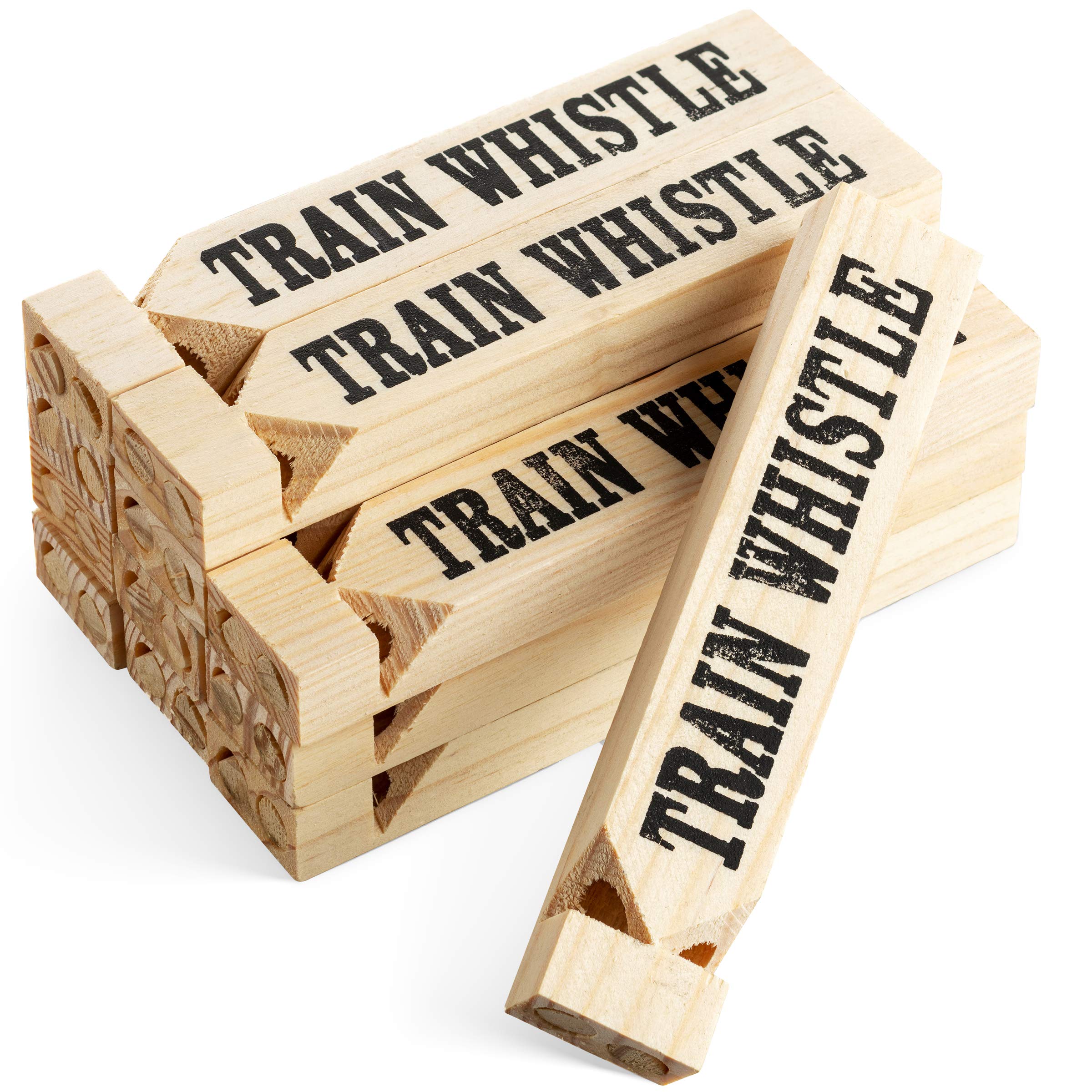 Foto 2 pulgar | Bedwina De Madera Con Silbato De Tren, Paquete De 12 Unidades, Para Regalos De Fiesta Para Niños - Venta Internacional.