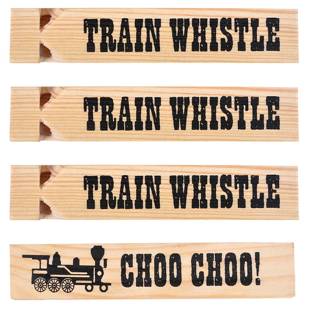 Foto 5 pulgar | Bedwina De Madera Con Silbato De Tren, Paquete De 12 Unidades, Para Regalos De Fiesta Para Niños - Venta Internacional.