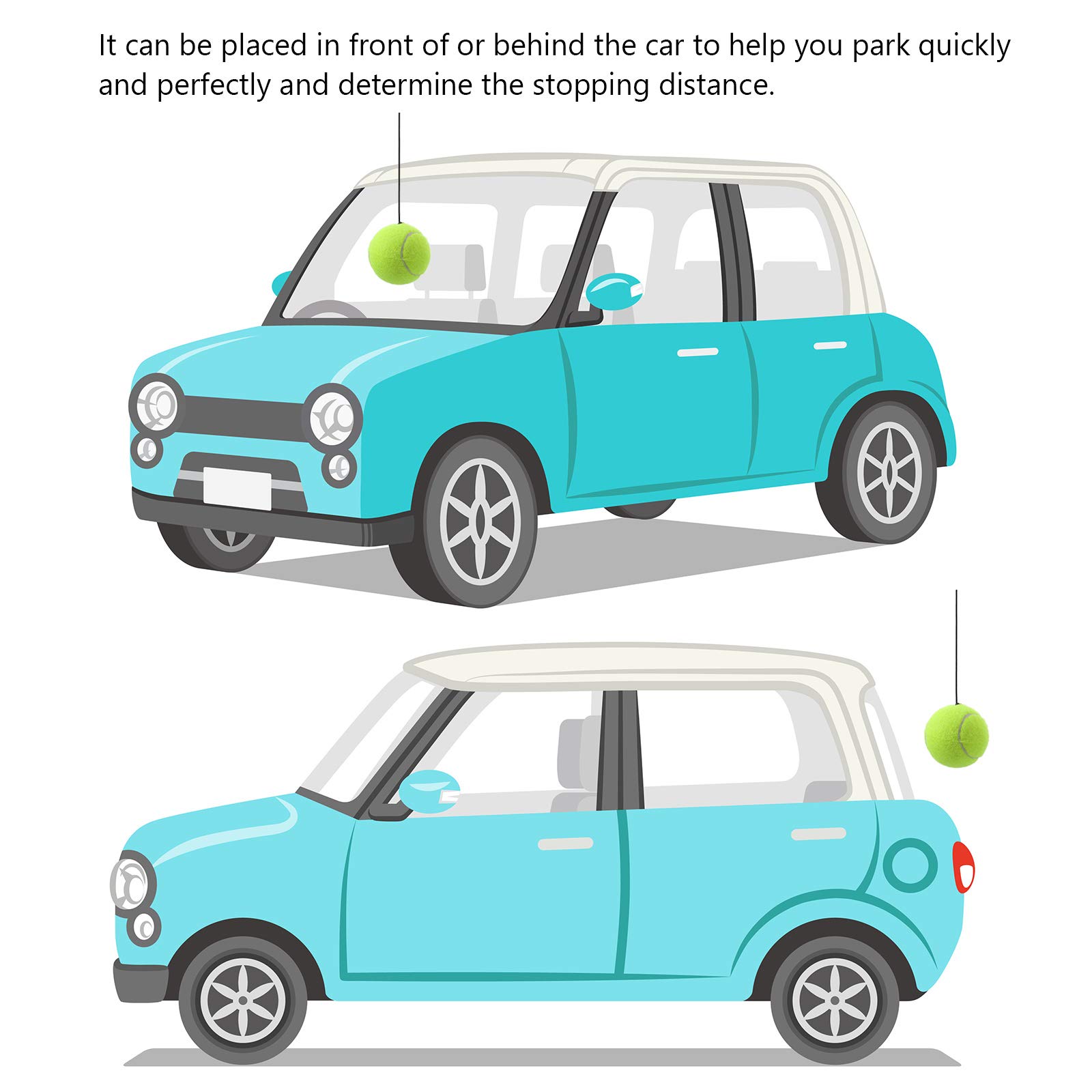Foto 3 pulgar | Sistema De Guía De Estacionamiento Con Bola De Ayuda Para Estacionar En Garaje, 4 Juegos - Venta Internacional.