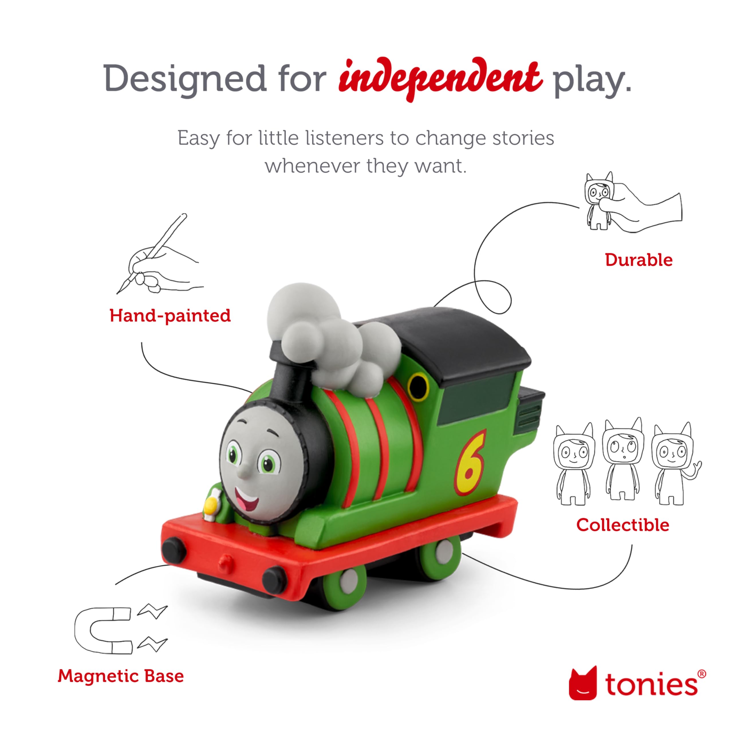 Foto 3 | Figura De Juguete Con Audio Tonies Percy The Train Thomas & Friends - Venta Internacional.