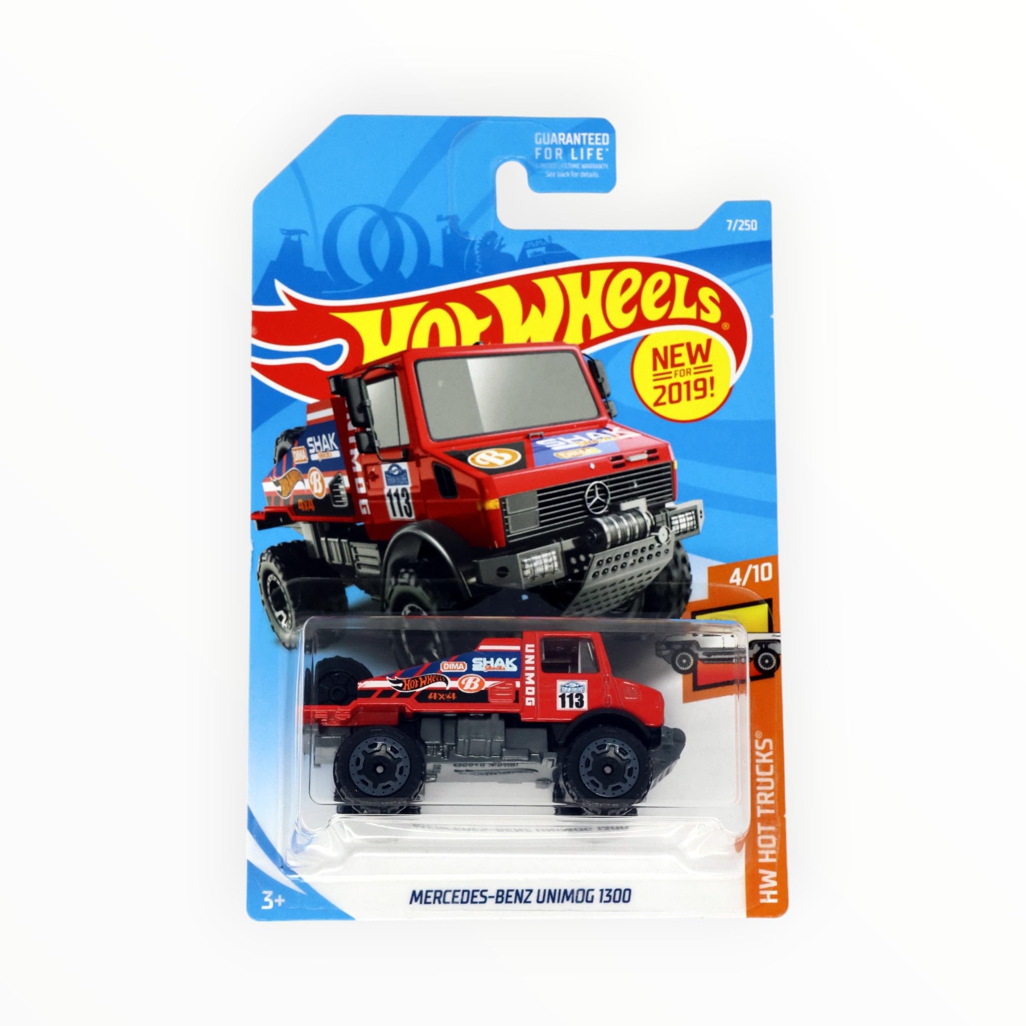 Foto 3 pulgar | Maqueta De Coche Fundido A Presión Hot Wheels Mercedes-benz Unimog 2019 - Venta Internacional.