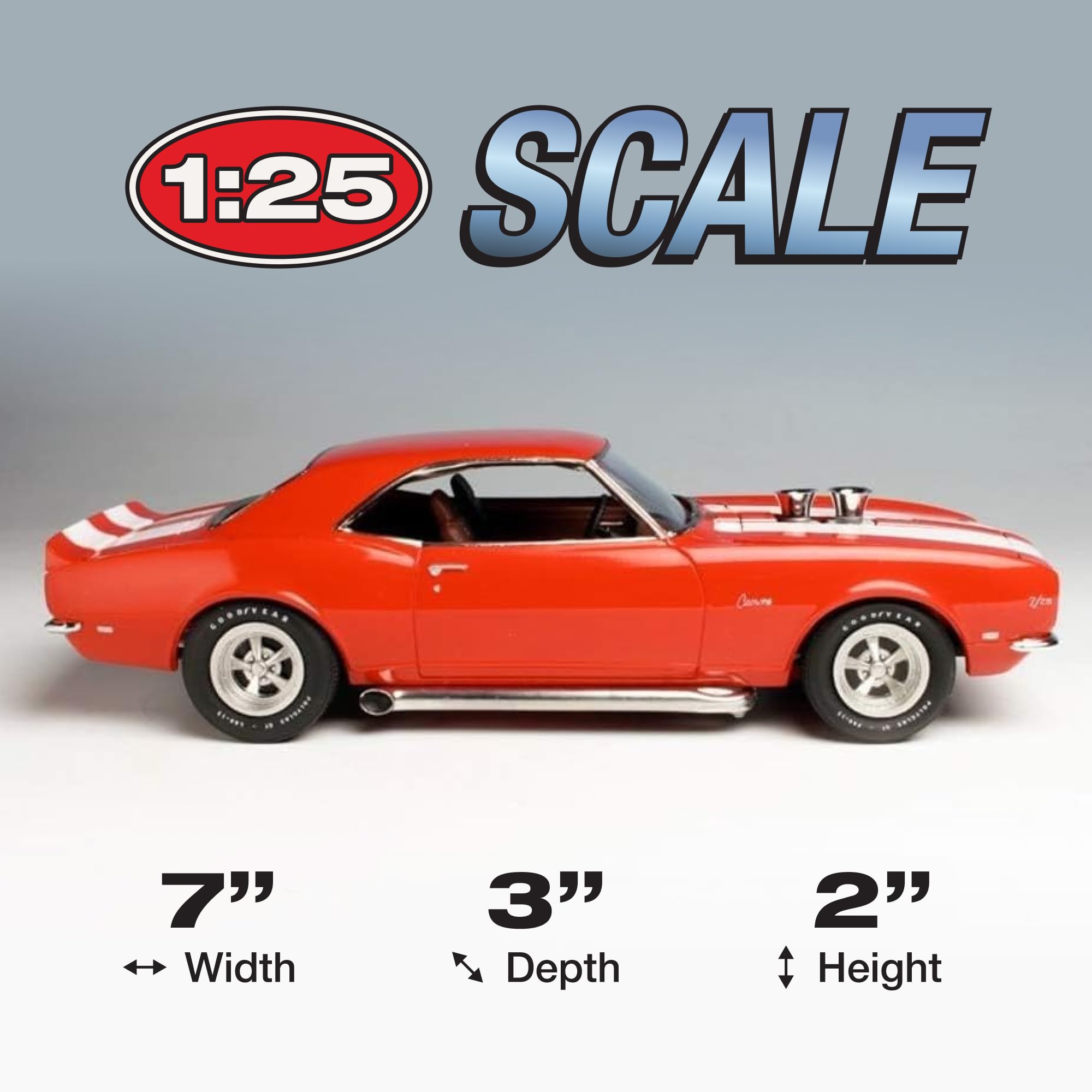 Foto 5 pulgar | Maqueta Amt 1968 Chevy Camaro Z/28 A Escala 1:25 - Venta Internacional.