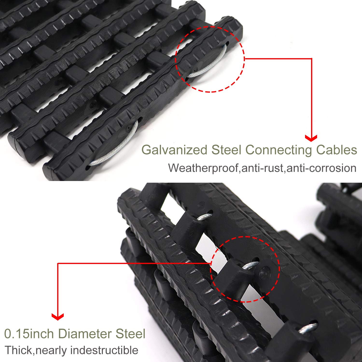 Foto 5 pulgar | Alfombrillas Traction Tracks Reliancer Tire Recovery, 31,5 Cm, 2 Unidades - Venta Internacional.