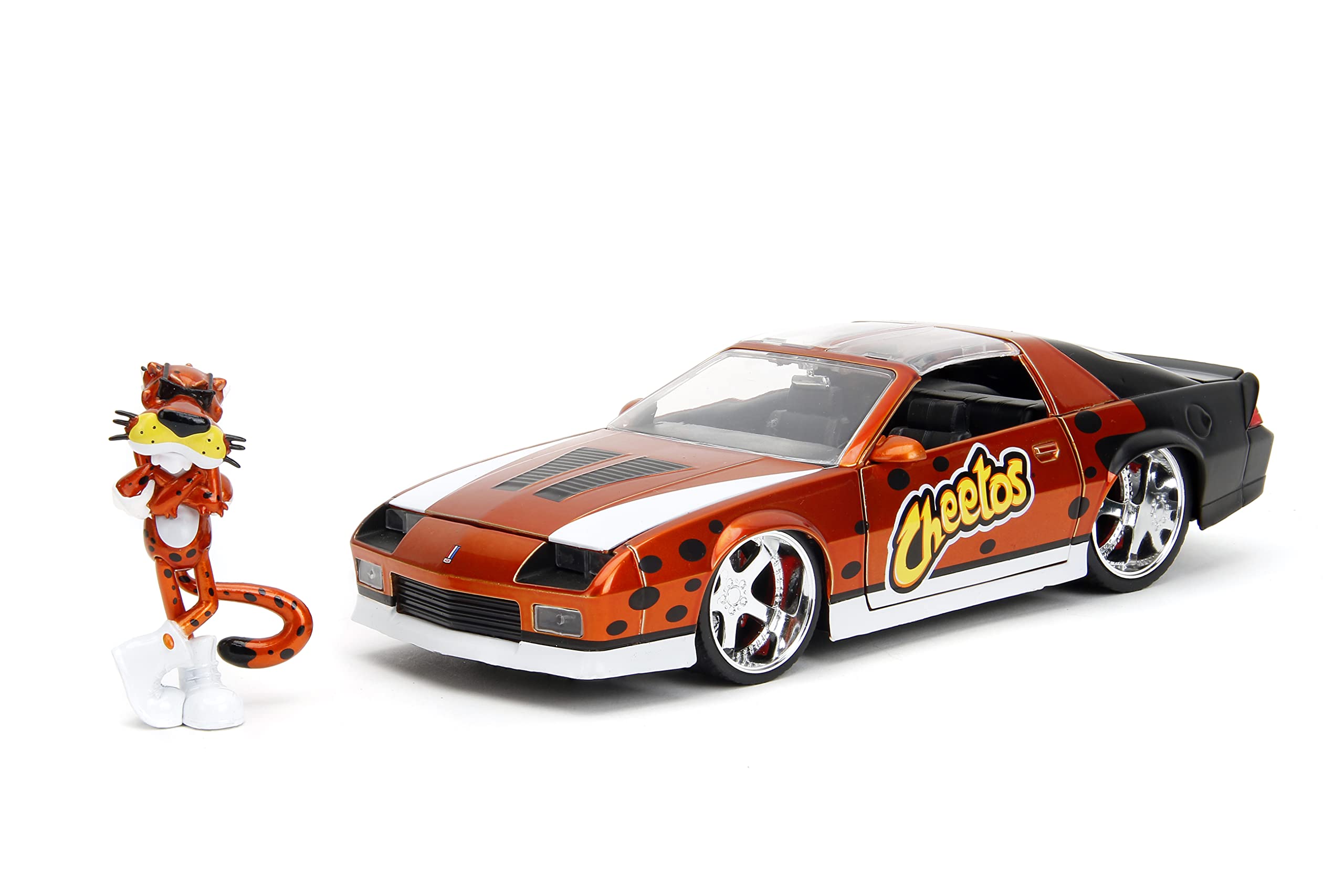 Foto 2 pulgar | Coche Fundido A Presión Jada Toys Cheetos 1985 Chevy Camaro Z28 1:24 - Venta Internacional.