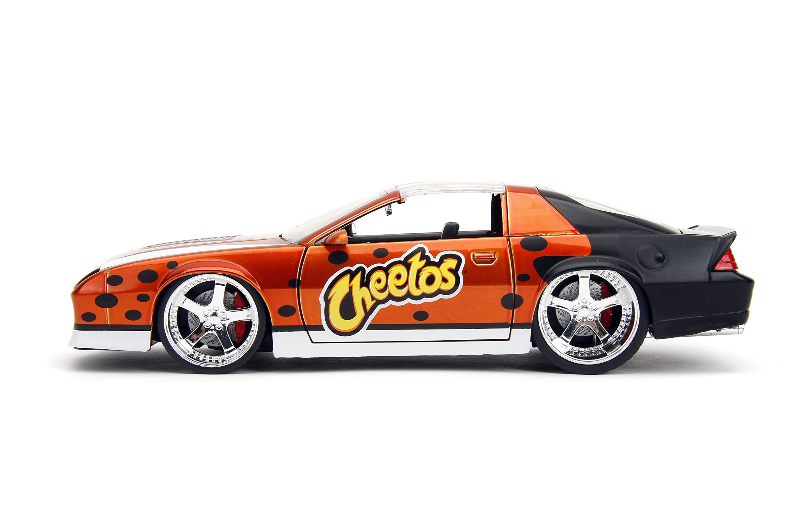 Foto 6 pulgar | Coche Fundido A Presión Jada Toys Cheetos 1985 Chevy Camaro Z28 1:24 - Venta Internacional.