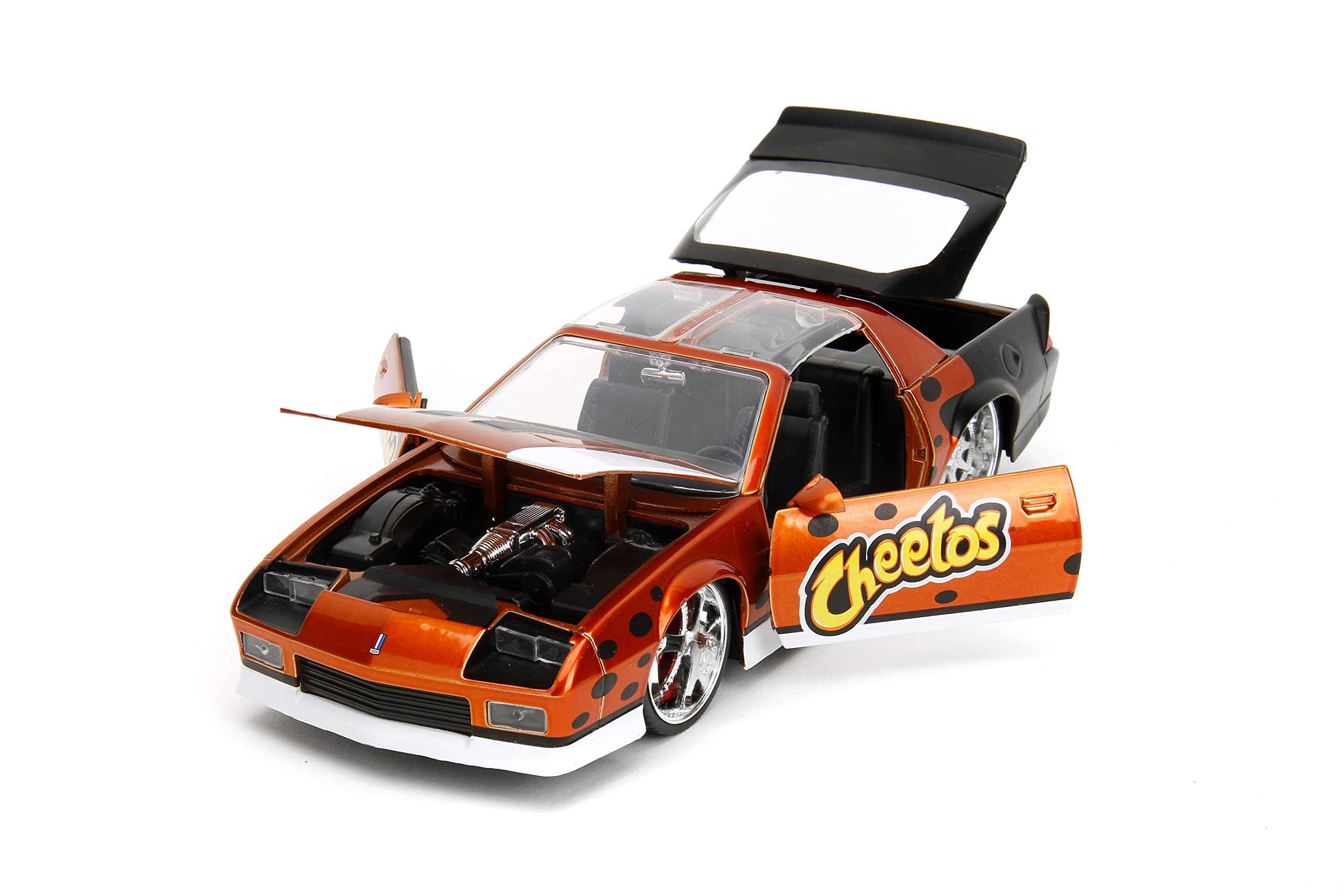 Foto 8 pulgar | Coche Fundido A Presión Jada Toys Cheetos 1985 Chevy Camaro Z28 1:24 - Venta Internacional.