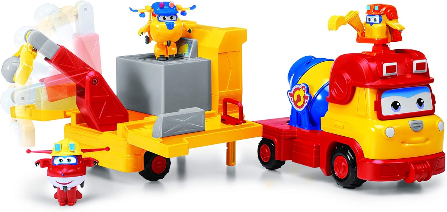 Foto 2 pulgar | Set Super Wings Camión 3 En 1 Constru-amigos