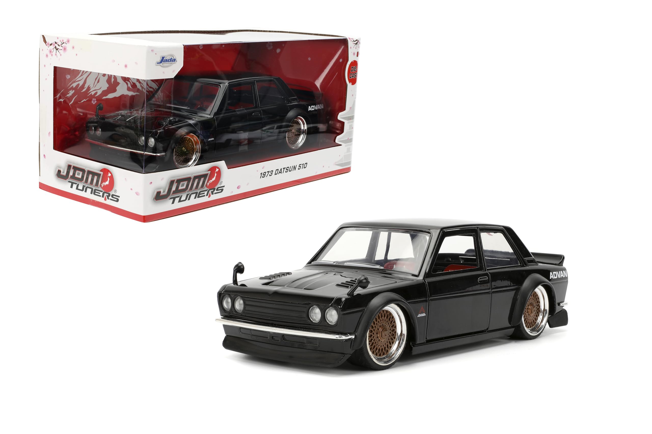 Foto 2 pulgar | Auto Fundido A Presión Jada Toys Jdm Tuners 1973 Datsun 510 1:24 - Venta Internacional.