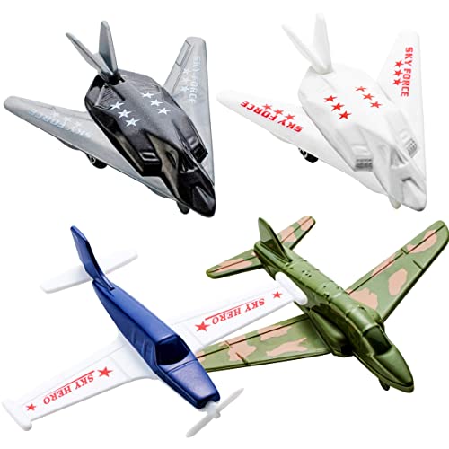 Foto 3 | Venta Internacional - Juego De 12 Unidades De Toy Airplane Bedwina Para Vehículos Y Aviones