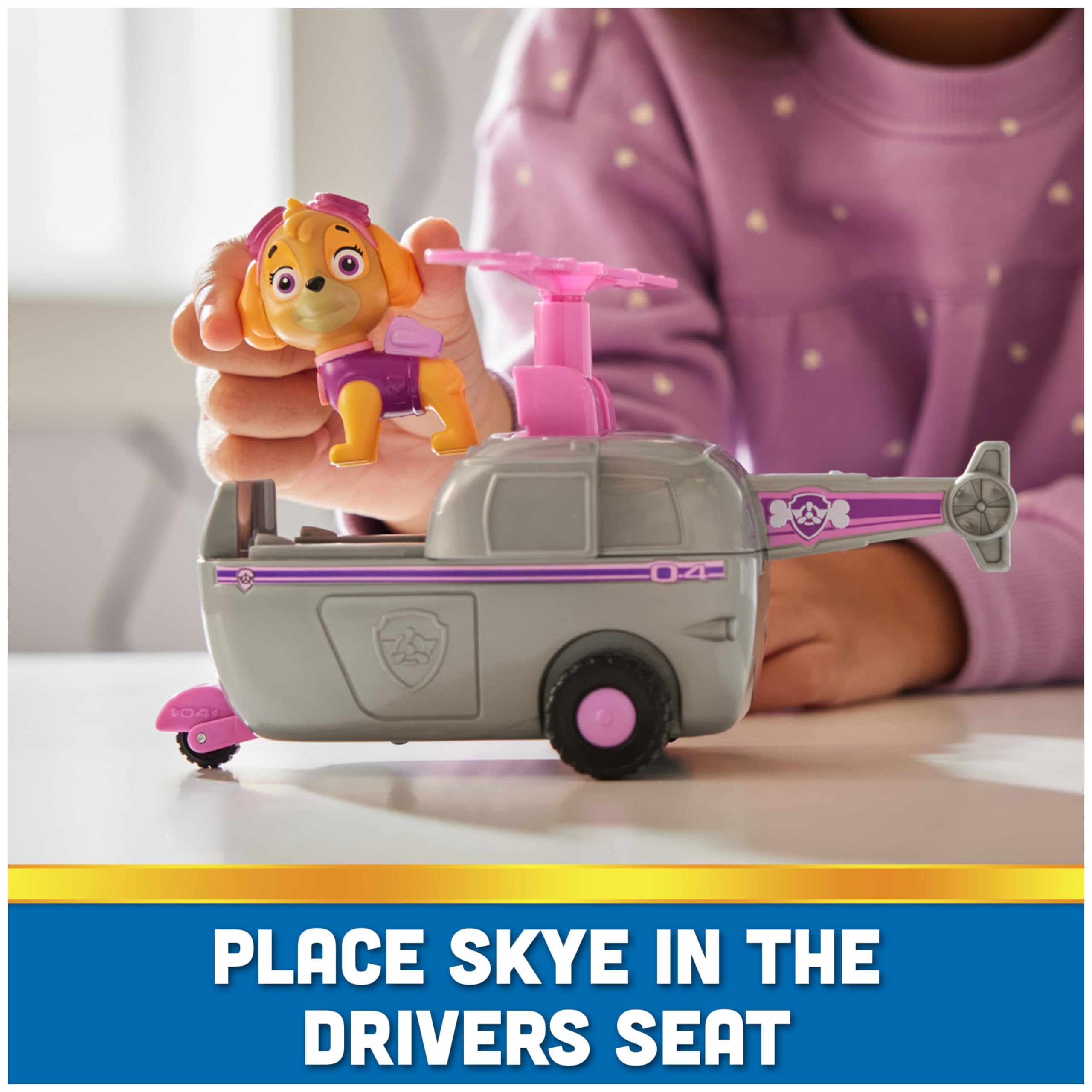 Foto 5 pulgar | Vehículo de Juguete Paw Patrol Skye's Helicopter con Figura de Acción - Venta Internacional