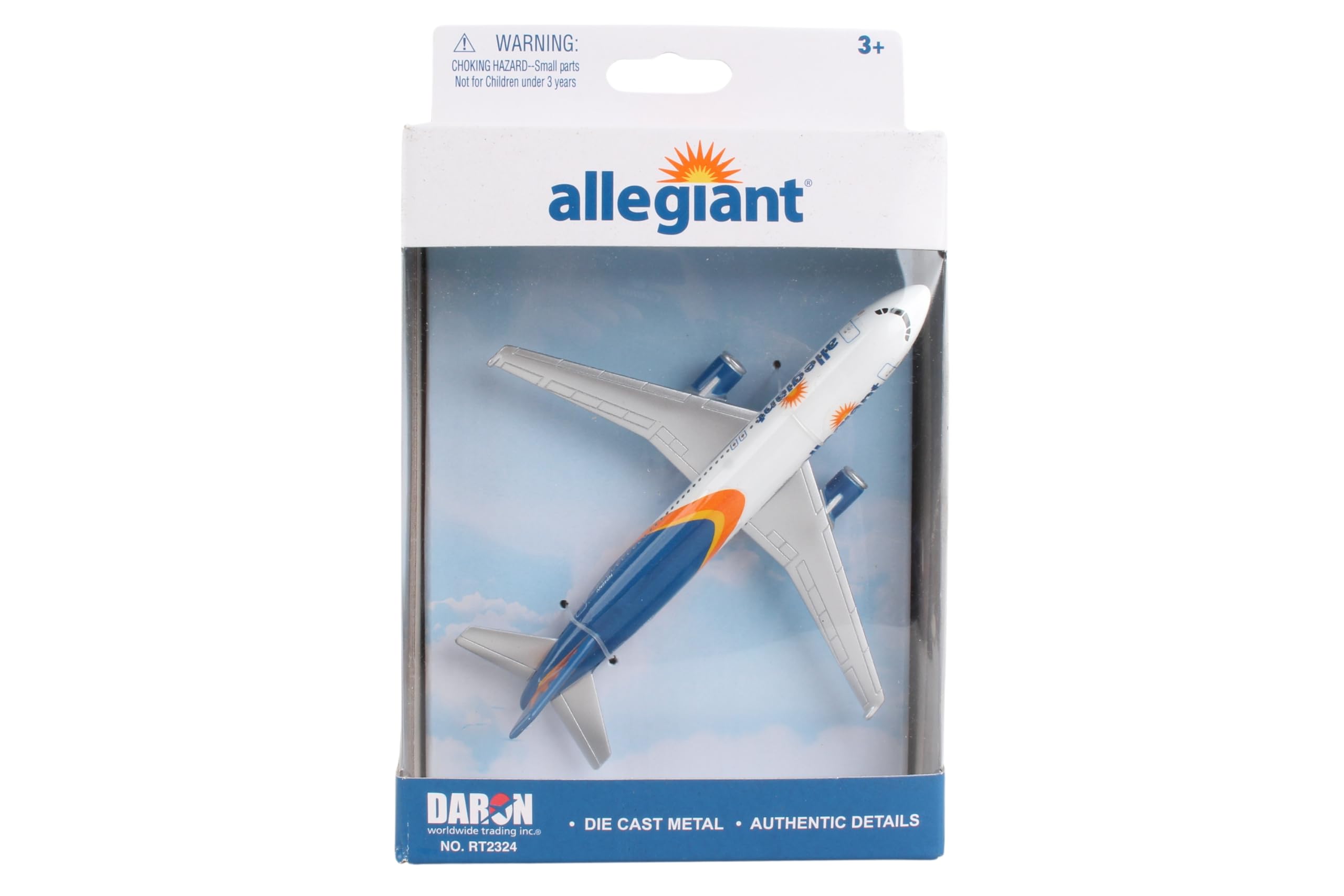 Foto 5 pulgar | Avión De Juguete Daron Allegiant Air Die-cast Metal Kids 3+ - Venta Internacional.
