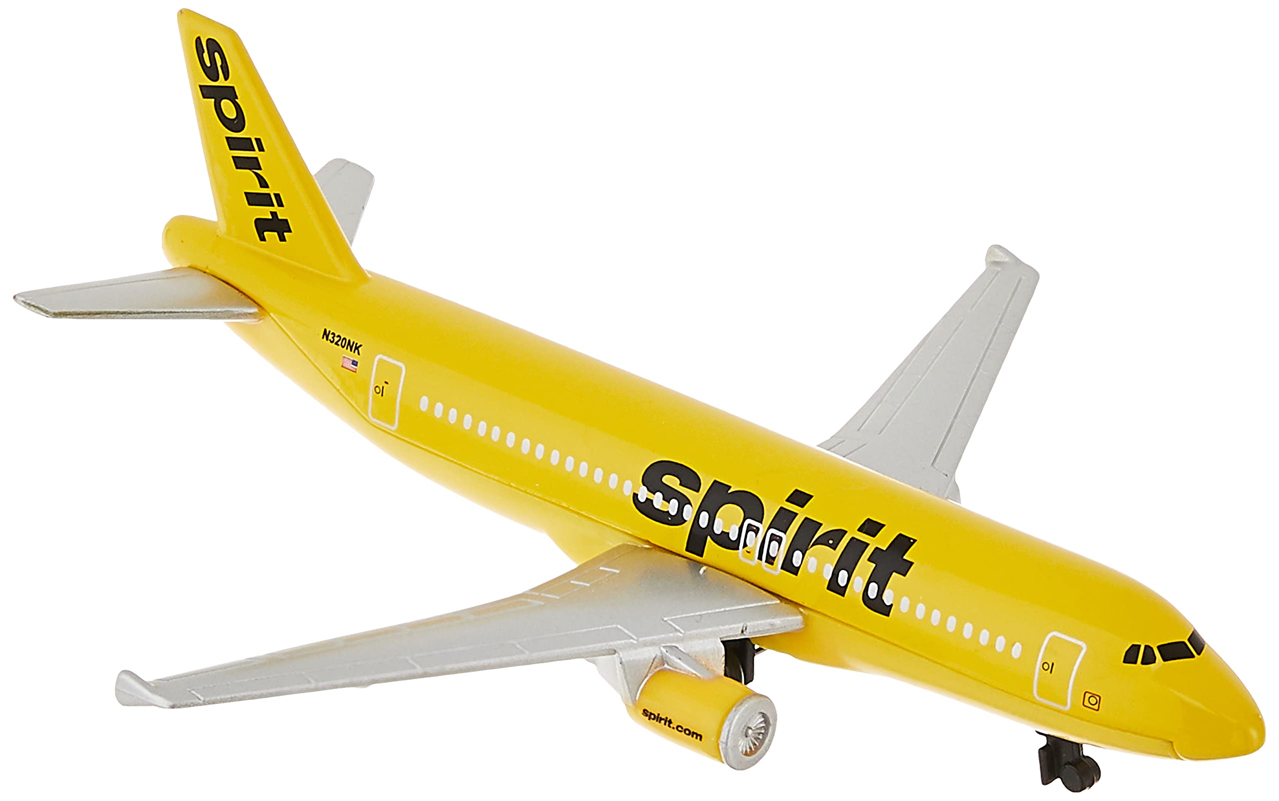 Avión De Juguete Daron Spirit Airlines De Metal Fundido A Presión Para Niños De 3 Años O Más - Venta Internacional.