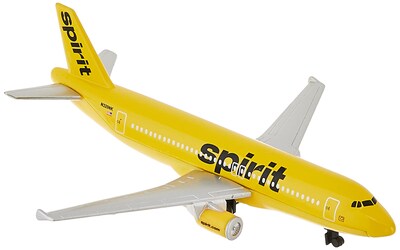 Foto 1 | Avión De Juguete Daron Spirit Airlines De Metal Fundido A Presión Para Niños De 3 Años O Más - Venta Internacional.
