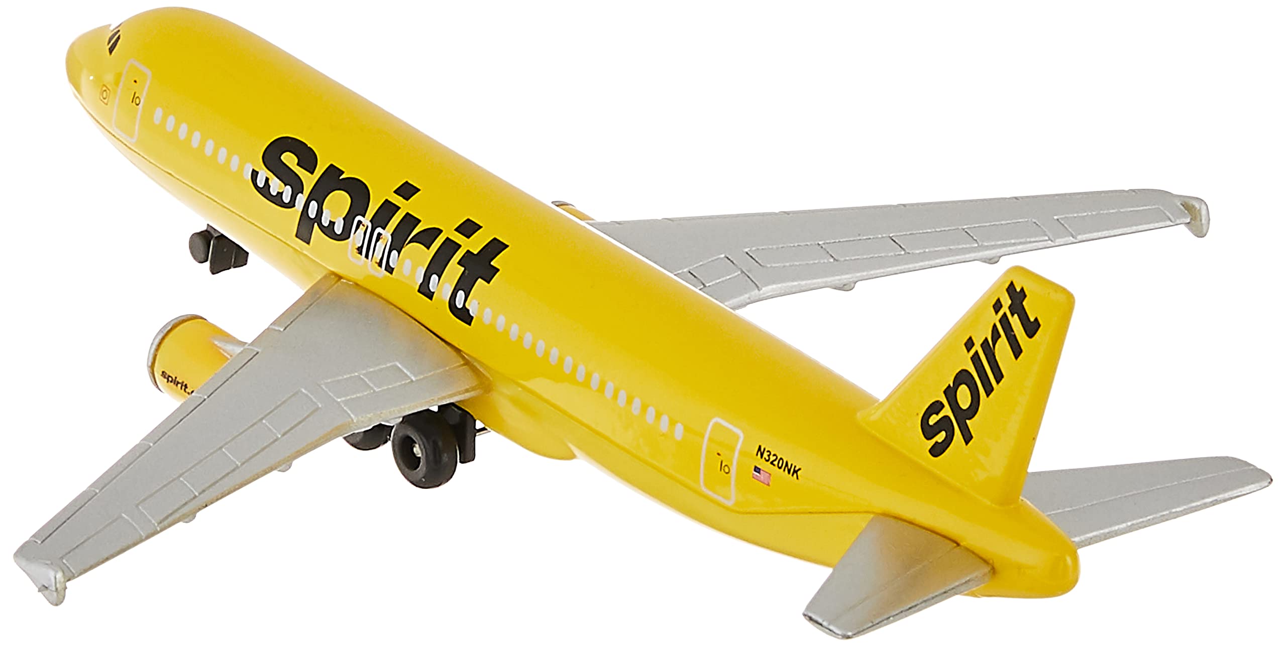 Foto 3 pulgar | Avión De Juguete Daron Spirit Airlines De Metal Fundido A Presión Para Niños De 3 Años O Más - Venta Internacional.