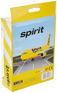Foto 4 | Avión De Juguete Daron Spirit Airlines De Metal Fundido A Presión Para Niños De 3 Años O Más - Venta Internacional.