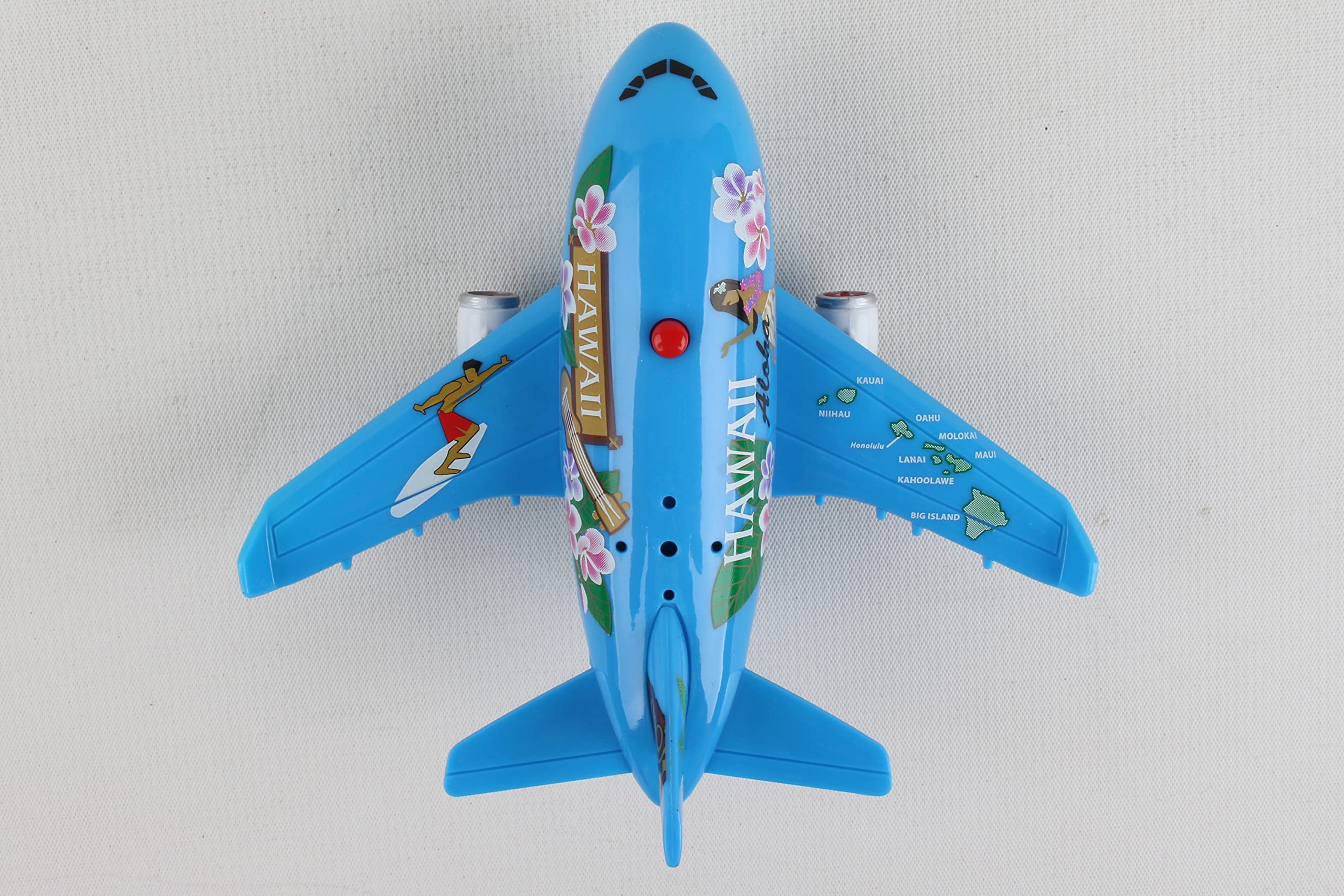 Foto 3 pulgar | Avión Retráctil Daron Hawaii Con Luz Y Sonido - Venta Internacional.