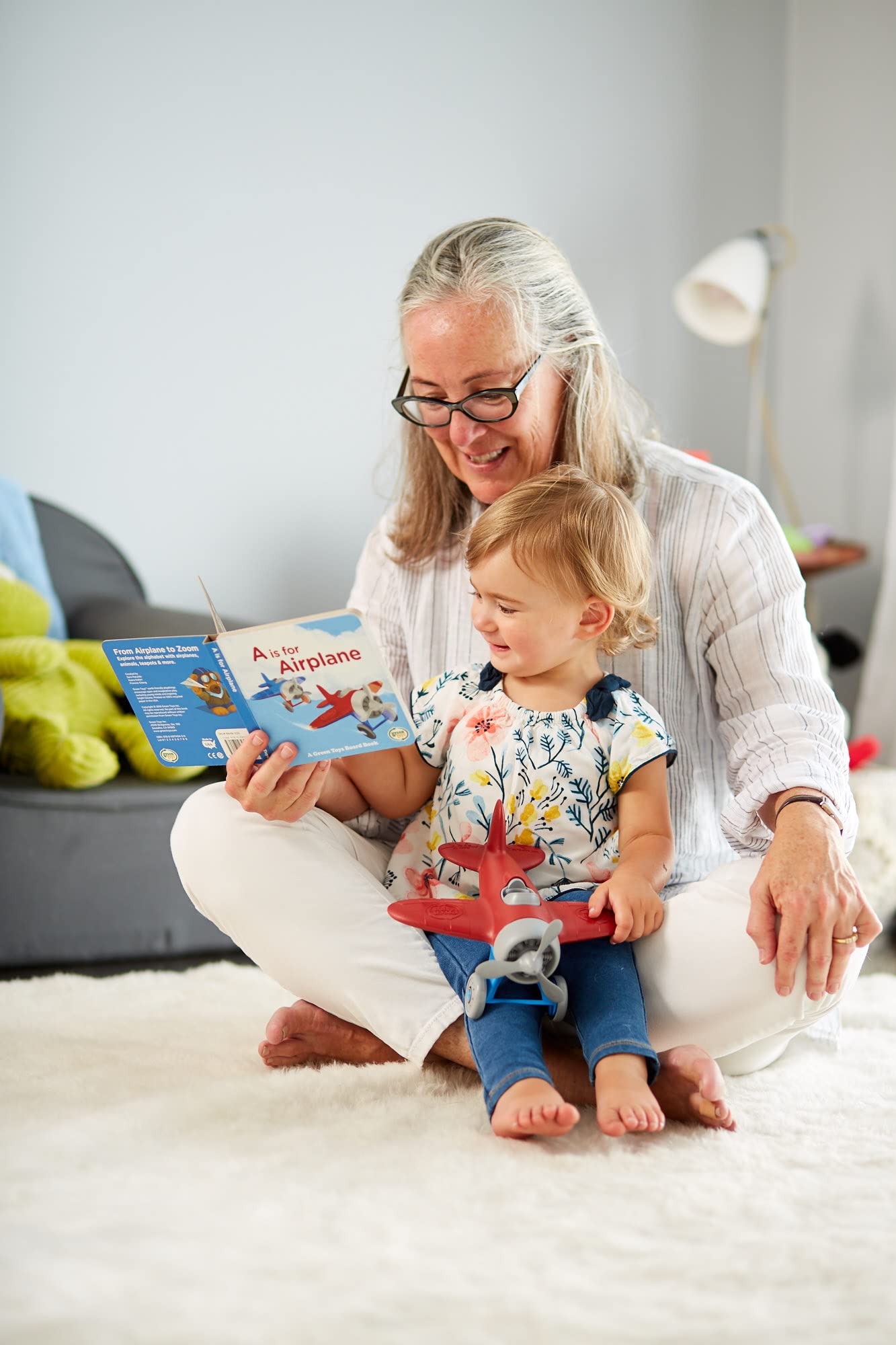 Foto 7 pulgar | Avion de Juguete Green Toys con Libro - Venta Internacional