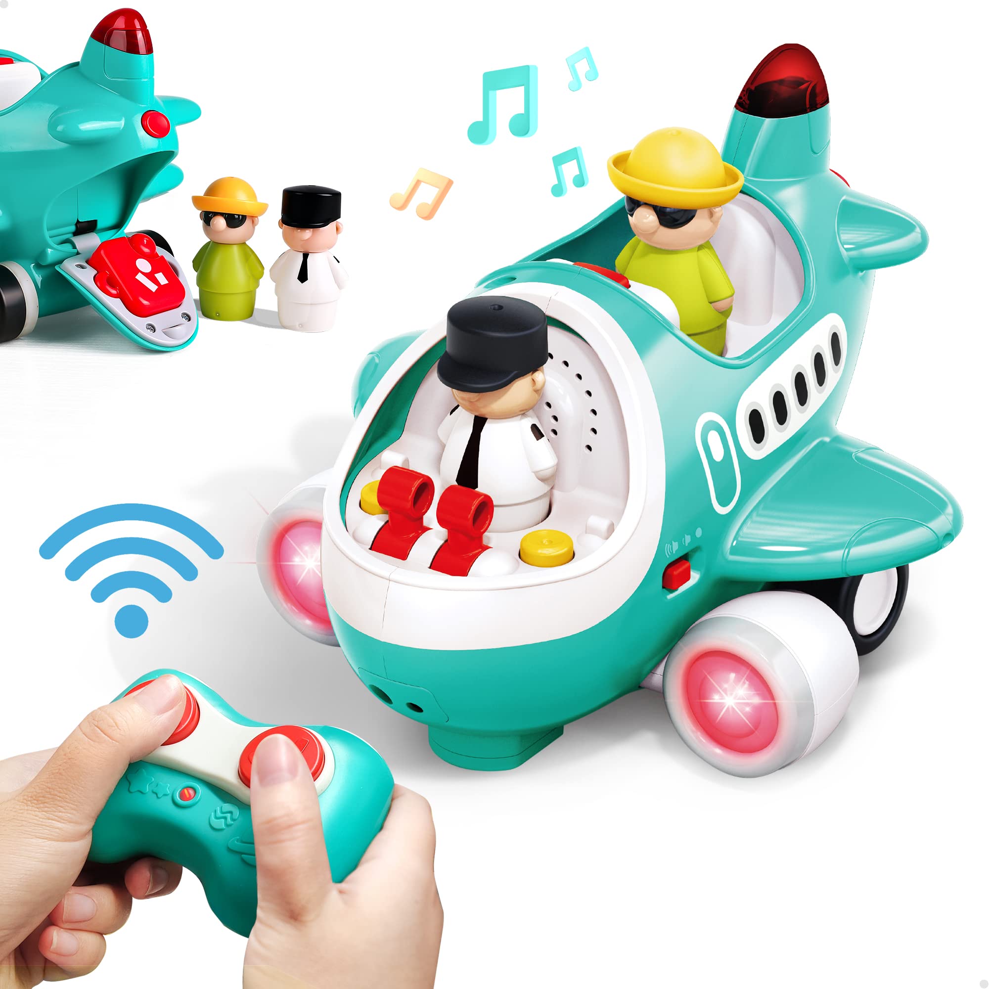 Avión de Juguete con Control Remoto iPlay iLearn para Niño de 2 Años - Venta Internacional