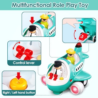 Foto 5 | Avión de Juguete con Control Remoto iPlay iLearn para Niño de 2 Años - Venta Internacional