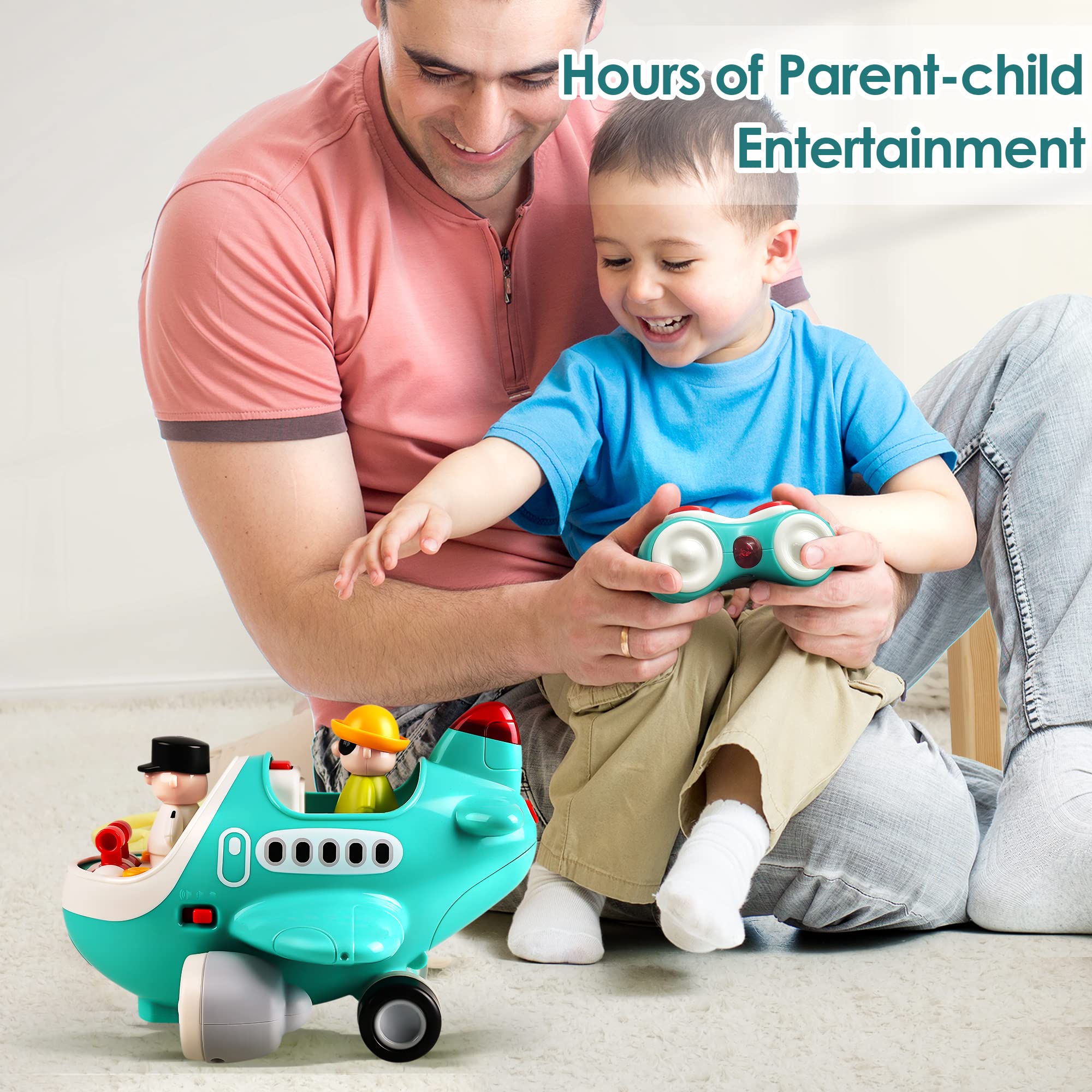 Foto 7 pulgar | Avión de Juguete con Control Remoto iPlay iLearn para Niño de 2 Años - Venta Internacional