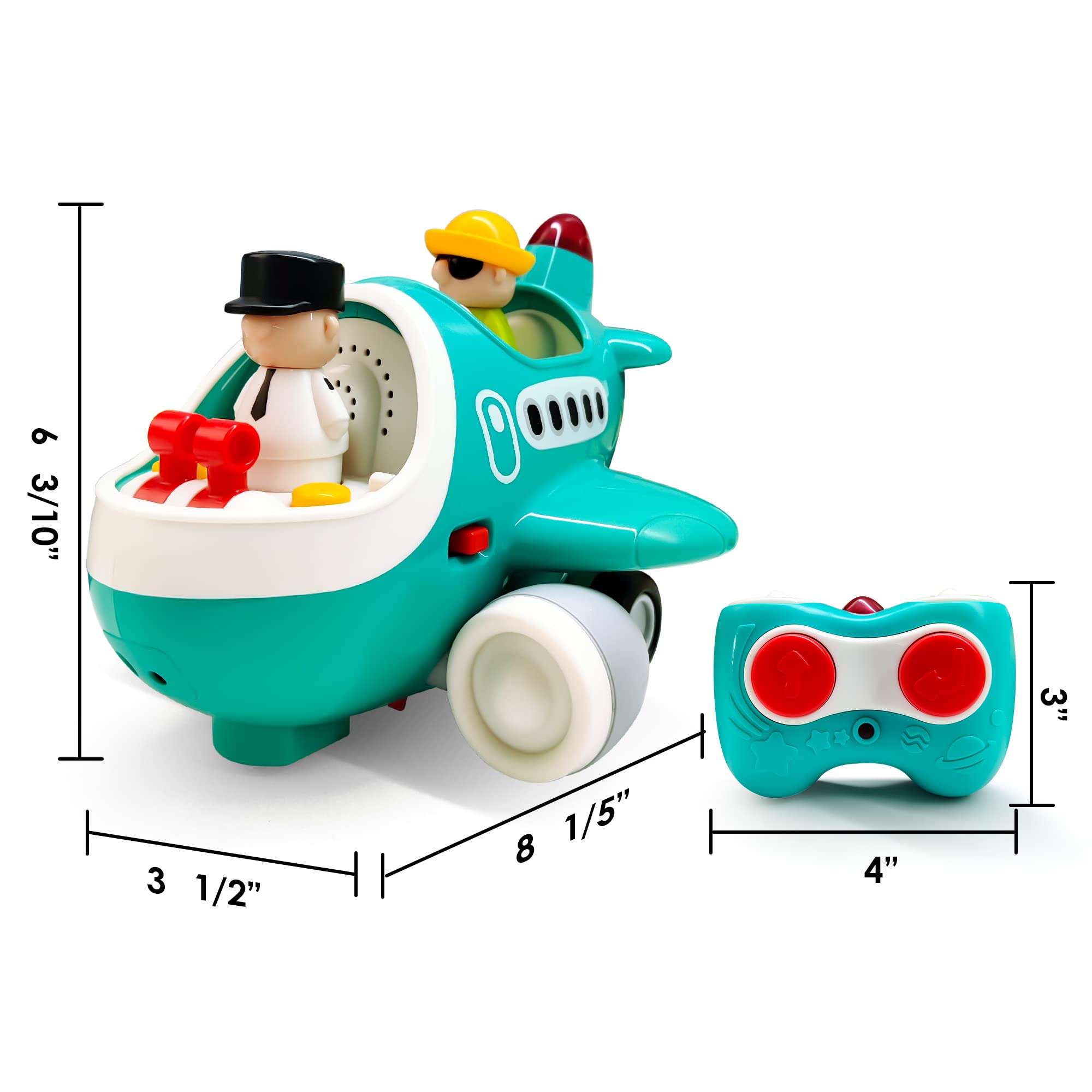 Foto 8 pulgar | Avión de Juguete con Control Remoto iPlay iLearn para Niño de 2 Años - Venta Internacional