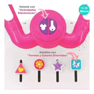 Foto 3 | Avion Montable Infantil Minnie Mouse Con Luz Y Sonido