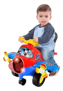 Foto 3 | Carrito Avion Montable Infantil Mickey Con Luz Y Sonido