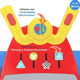 Foto 4 | Carrito Avion Montable Infantil Mickey Con Luz Y Sonido