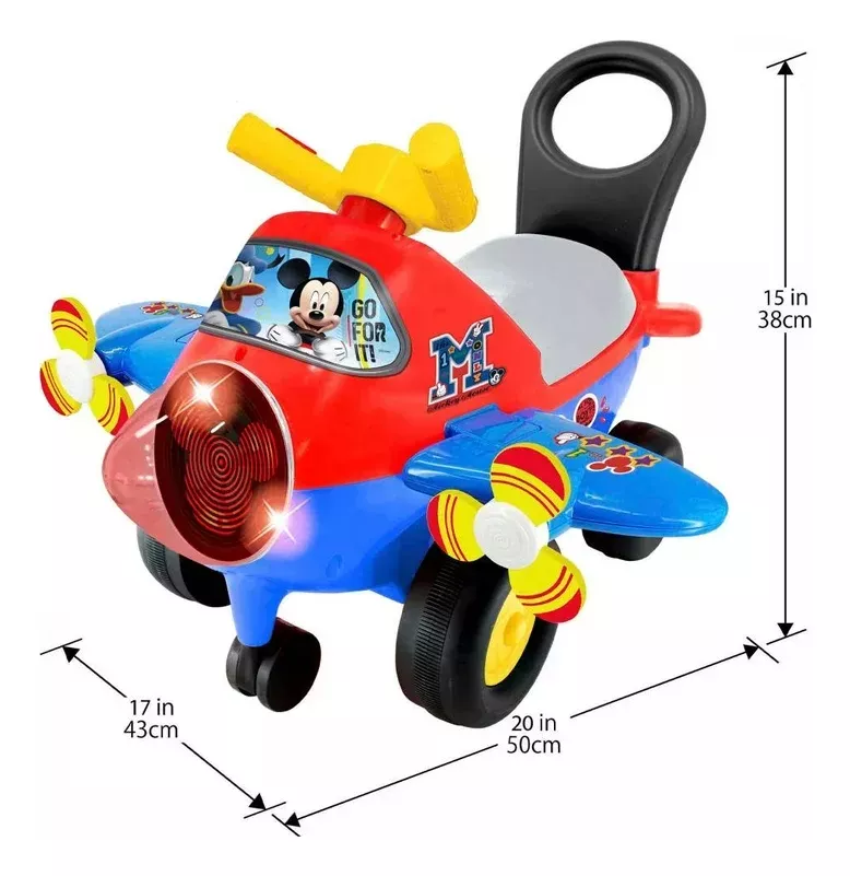 Foto 5 | Carrito Avion Montable Infantil Mickey Con Luz Y Sonido
